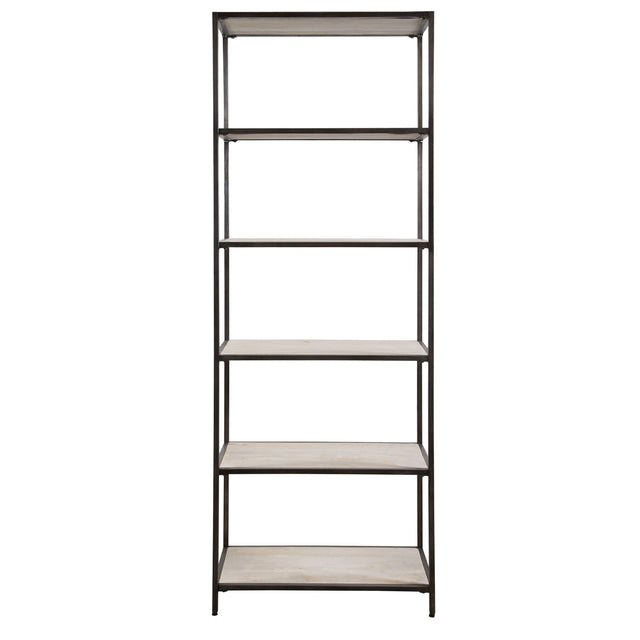 Baldwin Industrial Etagere - Black by Uttermost - View 1