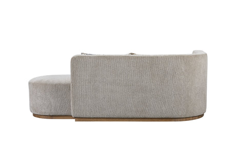 Sofa - Royal Flax and Chaise Loveset - Royal Flax - Combo 2 PC - sold by Home Elegance USA