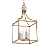 Montreal 4 Light Brass Lantern Pendant - Gold by Uttermost - View 3