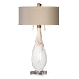 Cardoni Glass Table Lamp - White / Beige by Uttermost - View 1