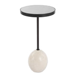 Odesa Marble Accent Table - Black / White by Uttermost - View 1