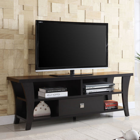 60" Tv Stand - Anita 1 - drawer TV Console Cappuccino - 700497 - image - 2