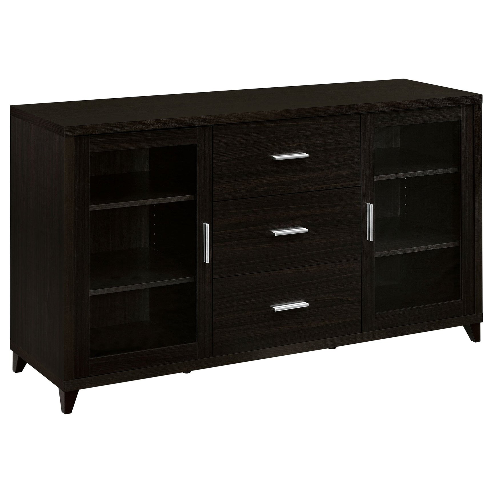 Lewes 4 - piece Entertainment Center Cappuccino - 700881 - S4 - image - 2