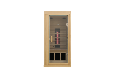 Mini Hemlock Home Low EMF Far Infrared Sauna - sold by Home Elegance USA