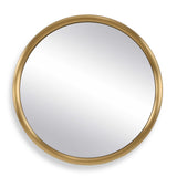 Atkinson Modern Round Mirror Brass - Gold by Uttermost - View 1