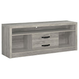 Burke 3 - piece Entertainment Center Grey Driftwood | Coaster | Home Elegance USA