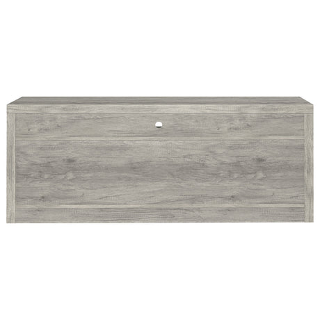 59" Tv Stand - Burke 2 - drawer TV Console Grey Driftwood - 701024 - image - 7