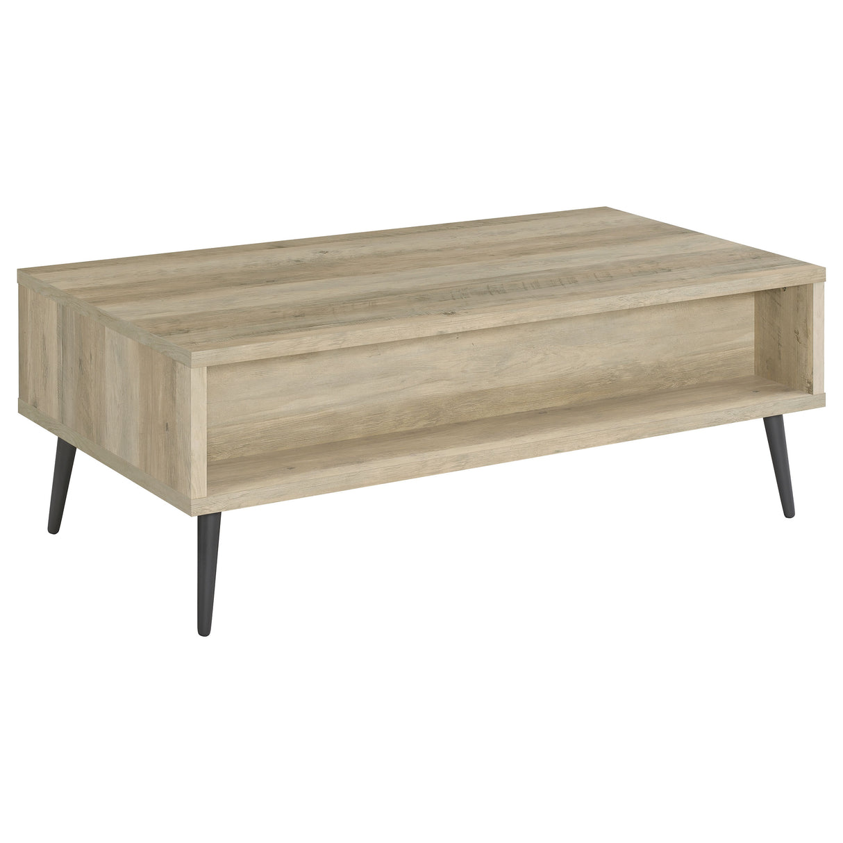 Coffee Table - Welsh 1-drawer Rectangular Engineered Wood Coffee Table With Storage Shelf Antique Pine and Grey