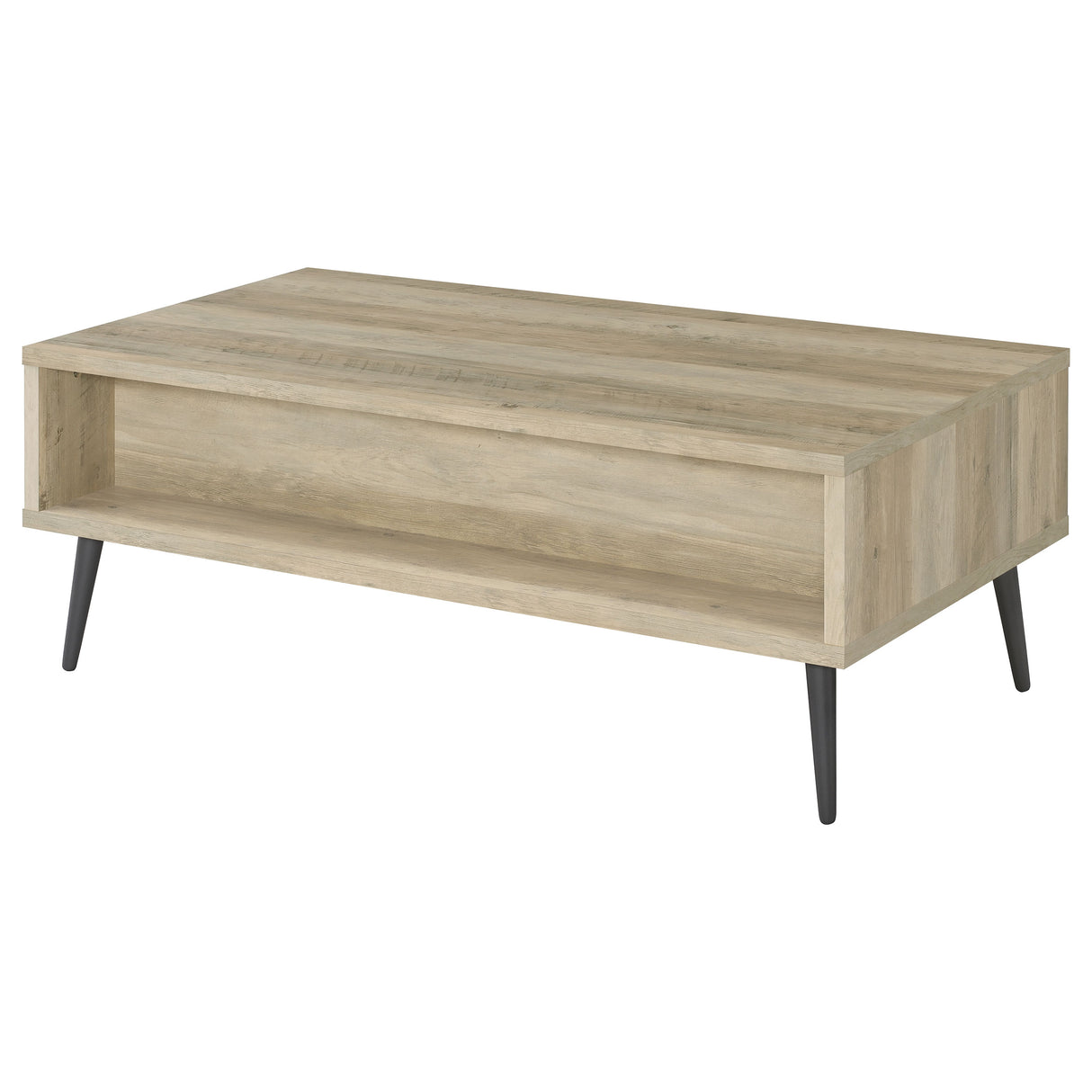 Coffee Table - Welsh 1-drawer Rectangular Engineered Wood Coffee Table With Storage Shelf Antique Pine and Grey