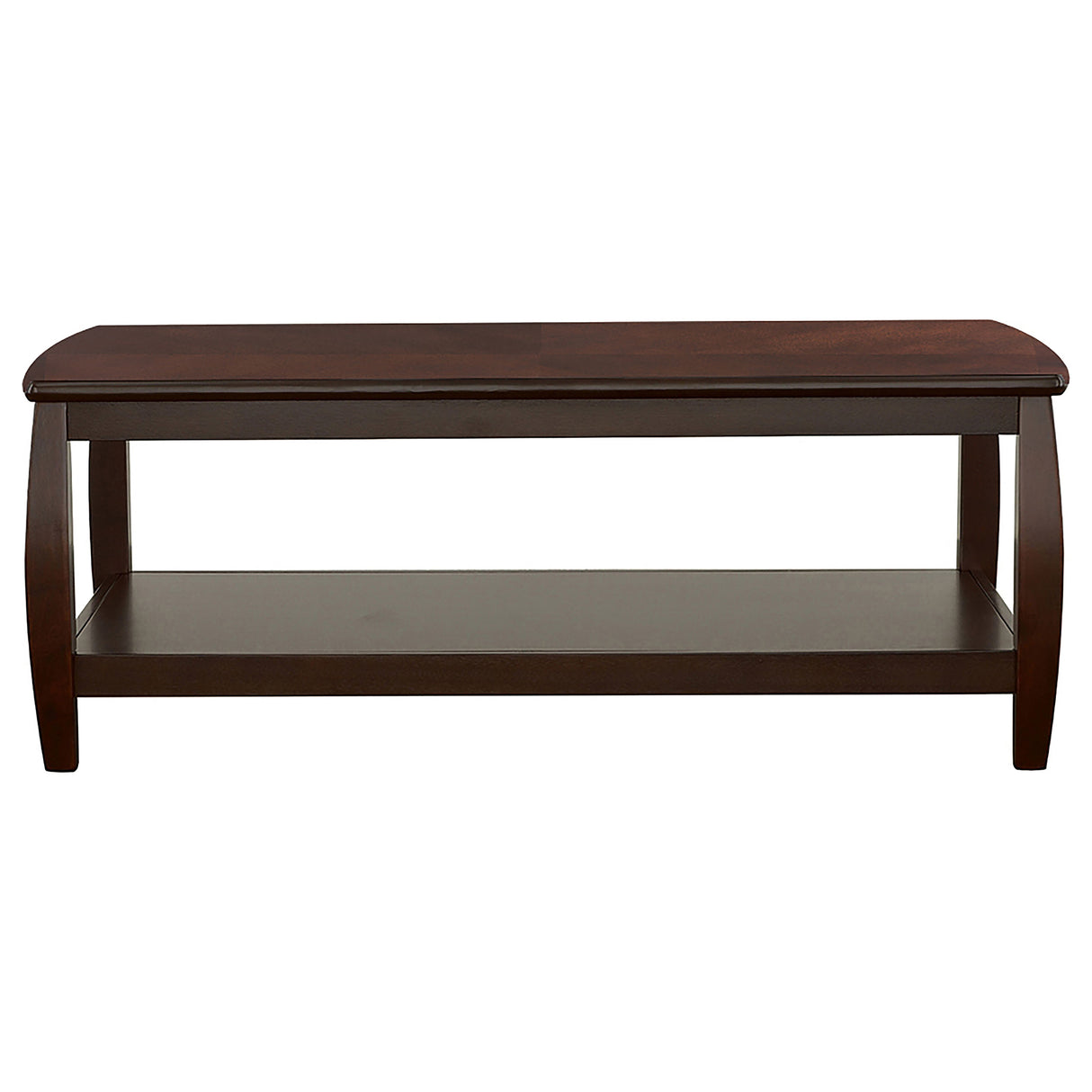 Coffee Table - Dixon Rectangular Coffee Table with Lower Shelf Espresso