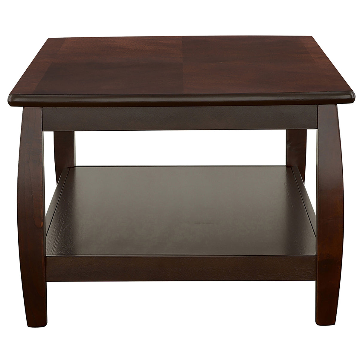 Coffee Table - Dixon Rectangular Coffee Table with Lower Shelf Espresso