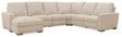 Optimus Five-Seat Power Sectional - Beige by Hooker Furniture - View 1