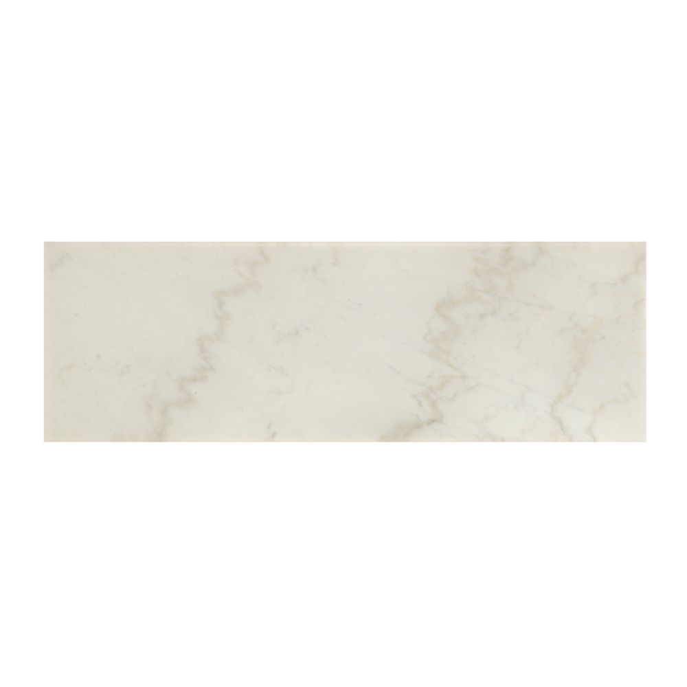 Acme - Merel Server 70169 White Marble Top & Gray Oak Finish