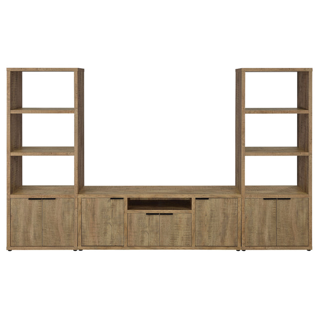 3 Pc Entertainment Center - Tabby 3-piece Entertainment Center With 60" TV Stand Mango