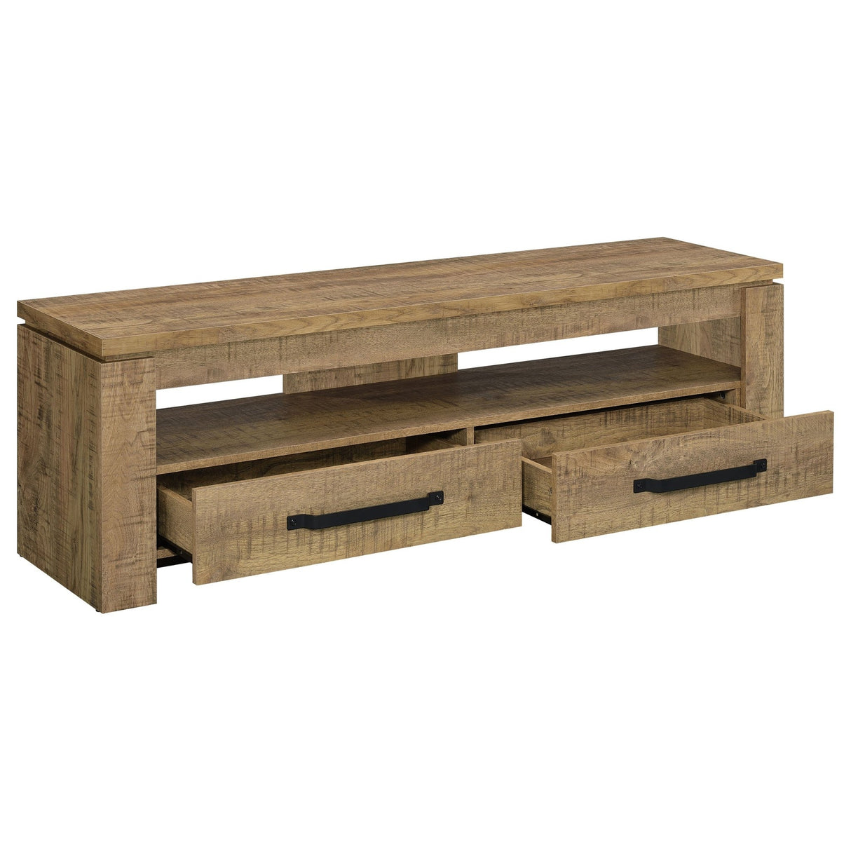 59" Tv Stand - Elkton 2-drawer Engineered Wood 59" TV Stand Mango