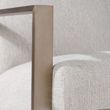 Wills Contemporary Accent Chair - Beige / Dark Brown by Uttermost - View 7