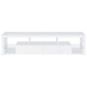 Jude 3 - piece Entertainment Center With 71" TV Stand White High Gloss - 704251 - SET - image - 5