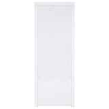 Media Tower - Jude 3-shelf Media Tower With Storage Cabinet White High Gloss