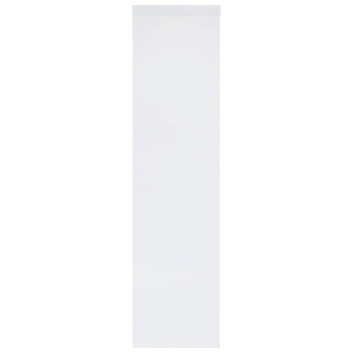 Media Tower - Jude 3-shelf Media Tower With Storage Cabinet White High Gloss