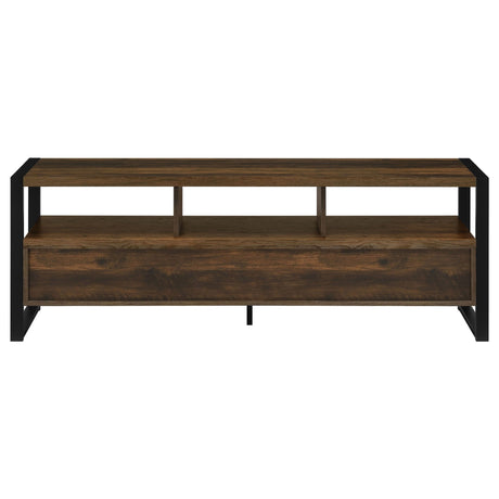 James 3 - drawer Composite Wood 60" TV Stand Dark Pine - 704282 - image - 8