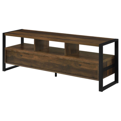 James 3 - drawer Composite Wood 60" TV Stand Dark Pine - 704282 - image - 9