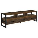 71" Tv Stand - James 3-drawer Composite Wood 71" TV Stand Dark Pine