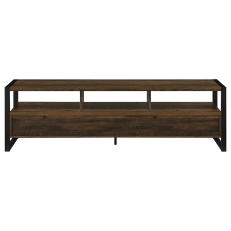 James 3 - drawer Composite Wood 71" TV Stand Dark Pine - 704283 - image - 8