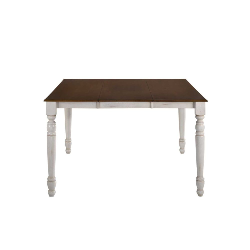 Acme - Dylan Counter Height Table 70430 Buttermilk & Oak Finish