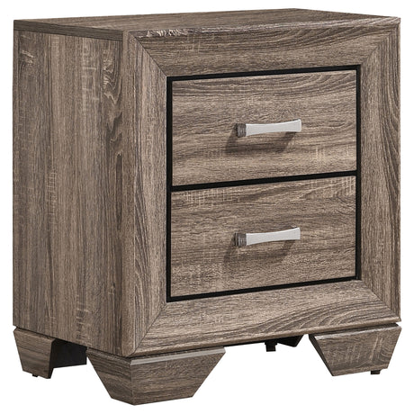 Oatfield Washed Taupe 4-piece Queen Bedroom Set - sold by Home Elegance USA