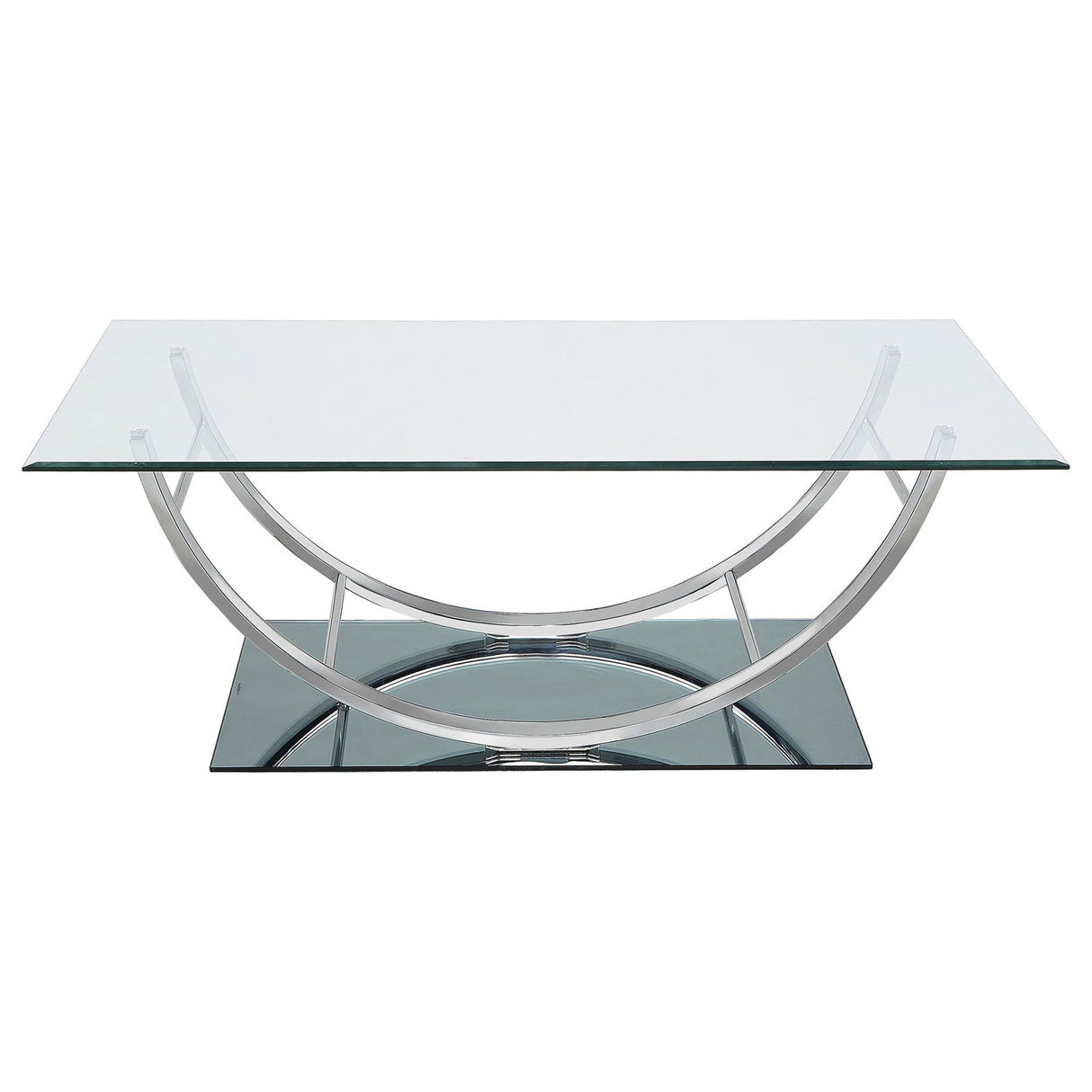 Danville U - shaped Coffee Table Chrome | Coaster - 704988 - Home Elegance USA - 3