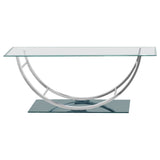 Danville U - shaped Coffee Table Chrome | Coaster - 704988 - Home Elegance USA - 4