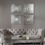 Historical Buildings Framed Art (Set of 4) - Silver by Uttermost - View 4