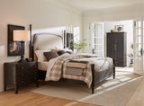 Americana Wardrobe by Hooker Furniture in Oak Veneers & Mirror Glass