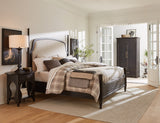 Americana Wardrobe by Hooker Furniture in Oak Veneers & Mirror Glass