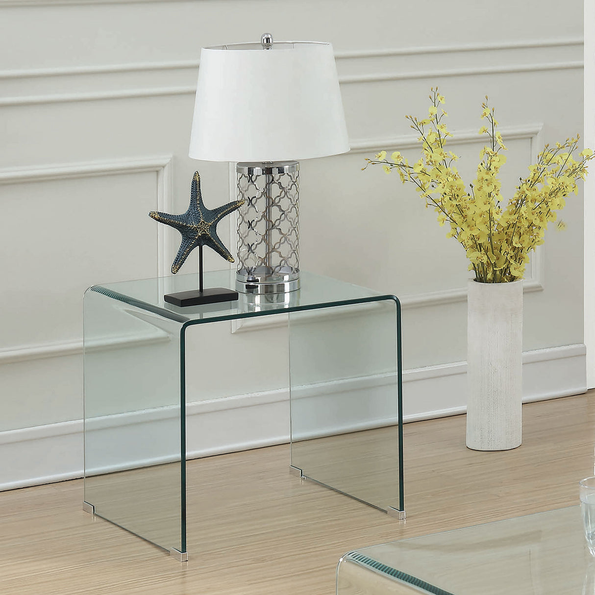 End Table - Ripley Square End Table Clear