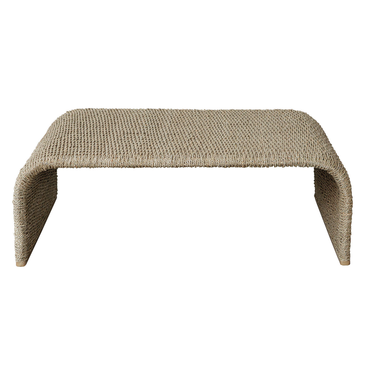 Calabria Woven Seagrass Coffee Table - Beige by Uttermost - View 1