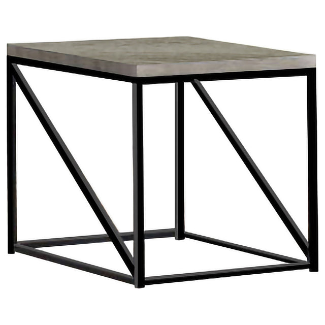 Birdie Square End Table Sonoma Grey | Coaster - 705617 - Home Elegance USA - 1