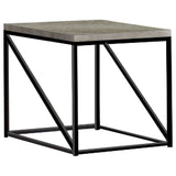End Table - Birdie Square End Table Sonoma Grey