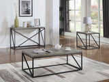 End Table - Birdie Square End Table Sonoma Grey