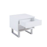 Atchison 1 - drawer End Table High Glossy White | Coaster - 705697 - Home Elegance USA - 3