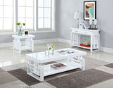 Sofa Table - Schmitt Rectangular 2-drawer Sofa Table High Glossy White