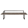 Herbert Reclaimed Wood Bench - Light Brown / Black by Uttermost - View 1