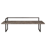 Herbert Reclaimed Wood Bench - Light Brown / Black by Uttermost - View 1