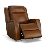 Mustang Power Gliding Recliner With Power Headrest - Rust | Flexsteel