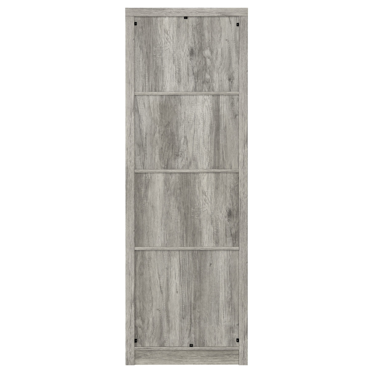 Media Tower - Burke 3-shelf Media Tower With Storage Cabinet Grey Driftwood