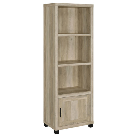 Media Tower - Sachin 3-shelf Media Tower With Storage Cabinet Antique Pine