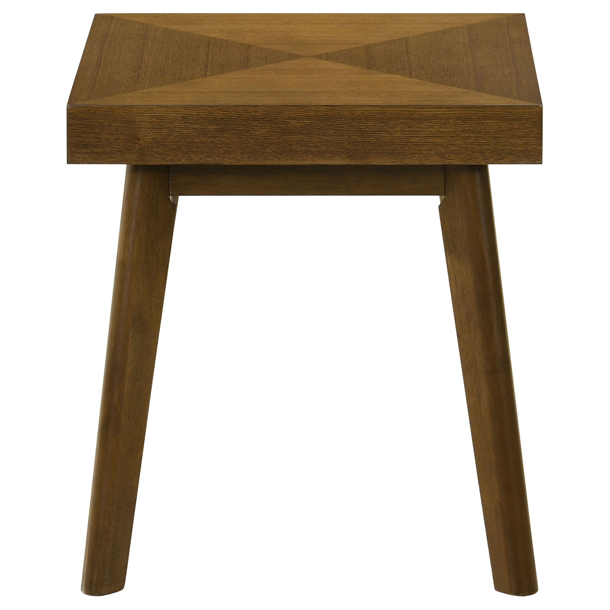End Table - Westerly Square Wood End Table with Diamond Parquet Walnut