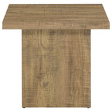 End Table - Devar Square Engineered Wood End Table Mango
