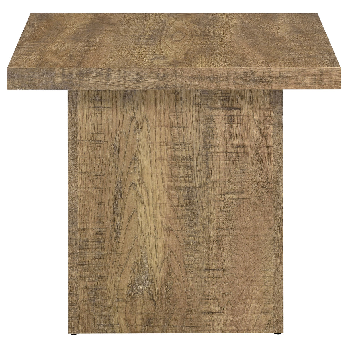End Table - Devar Square Engineered Wood End Table Mango