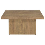 Devar Square Engineered Wood Coffee Table Mango | Coaster - 708068 - Home Elegance USA - 3